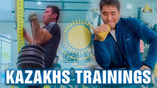 Kazakhs Armwrestling Training - Shardara Armsport Club