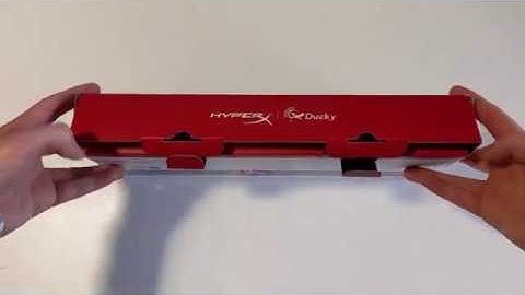 HyperX x Ducky One 2 Mini Mechanical Gaming Keyboard Unboxing