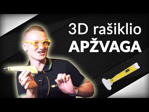 Video: Kaip Pinti 3D Pieštuką Iš Vaivorykštės Guminių Juostų