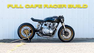 BUILD TIMELAPSE: from old bike to modern cafe racer