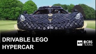Lego builds drivable 4,000‑pound hypercar from more than 300,000 bricks
