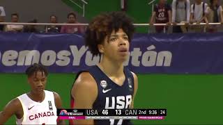 DARRYN PETERSON VS CAN U16 13 PTS     6.11.23