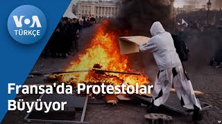 Fransada Protestolar Büyüyor Voa Türkçe