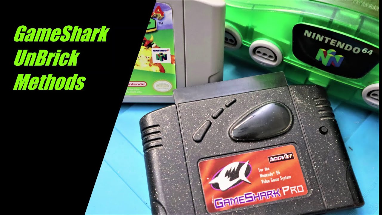 Unbrick a dead N64 Gameshark 