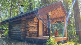 Built a log cabin! From tree to sauna