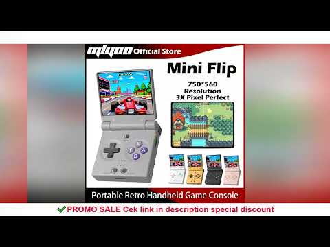MIYOO Mini Flip Retro Handheld Game Console 2.8''IPS Screen Portable Video Game Consoles Classic Gam