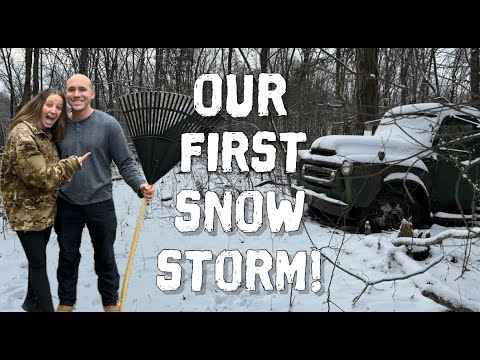 First Snow Storm in Our New Homestead: Snowball Fights, Terrifying ...