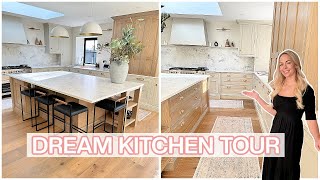 *NEW* FULL KITCHEN TOUR + Ultimate Kitchen Storage Ideas! Neutral Farmhouse Kitchen 🤎