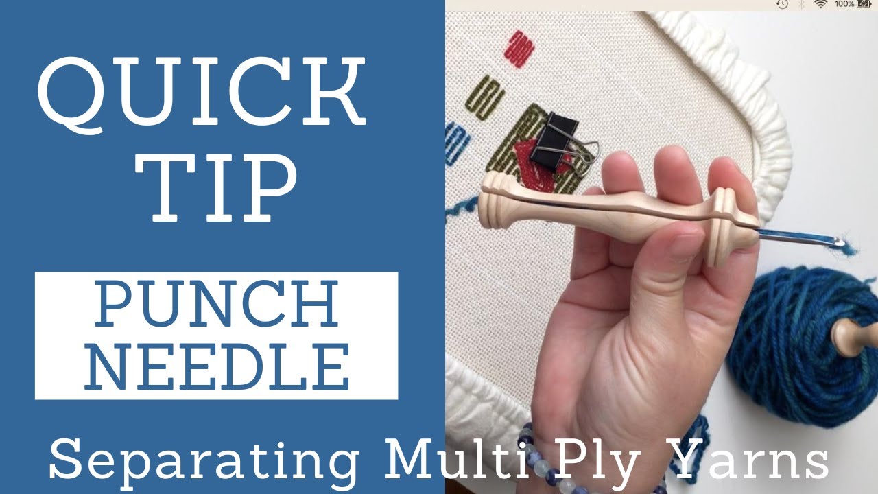 Rug hooking with alternative fibers using the Oxford Punch Needle