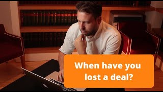 Sales Interview - When have you lost a deal?