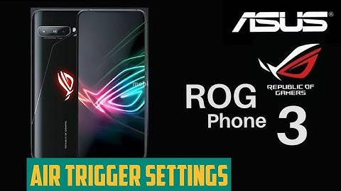 ROG PHONE 3 | pubg  | Air Trigger Setting