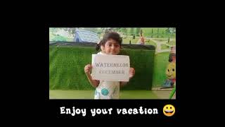 Alliedford School (Little Champ Campus) | KG1 Students Share Summer Care Advice