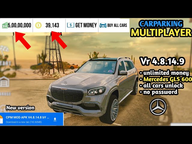 Car Parking Multiplayer MOD APK v4.8.14.8 (Menu/Unlimited money