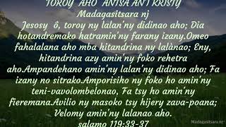 Video thumbnail of "Toroy aho Antsa an'i Kristy"