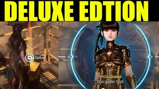 How to claim deluxe edition Skin &amp; Gear - Stellar Blade Deluxe Edition Showcase (stargazer, halfrim)