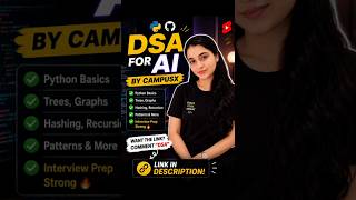 DSA for AI Engineers 🚀 Best GitHub Repository to Learn DSA Step by Step | CampusX#tech #explorepage