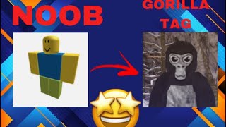 Acting like a NOOB in Gorilla Tag !!🦧