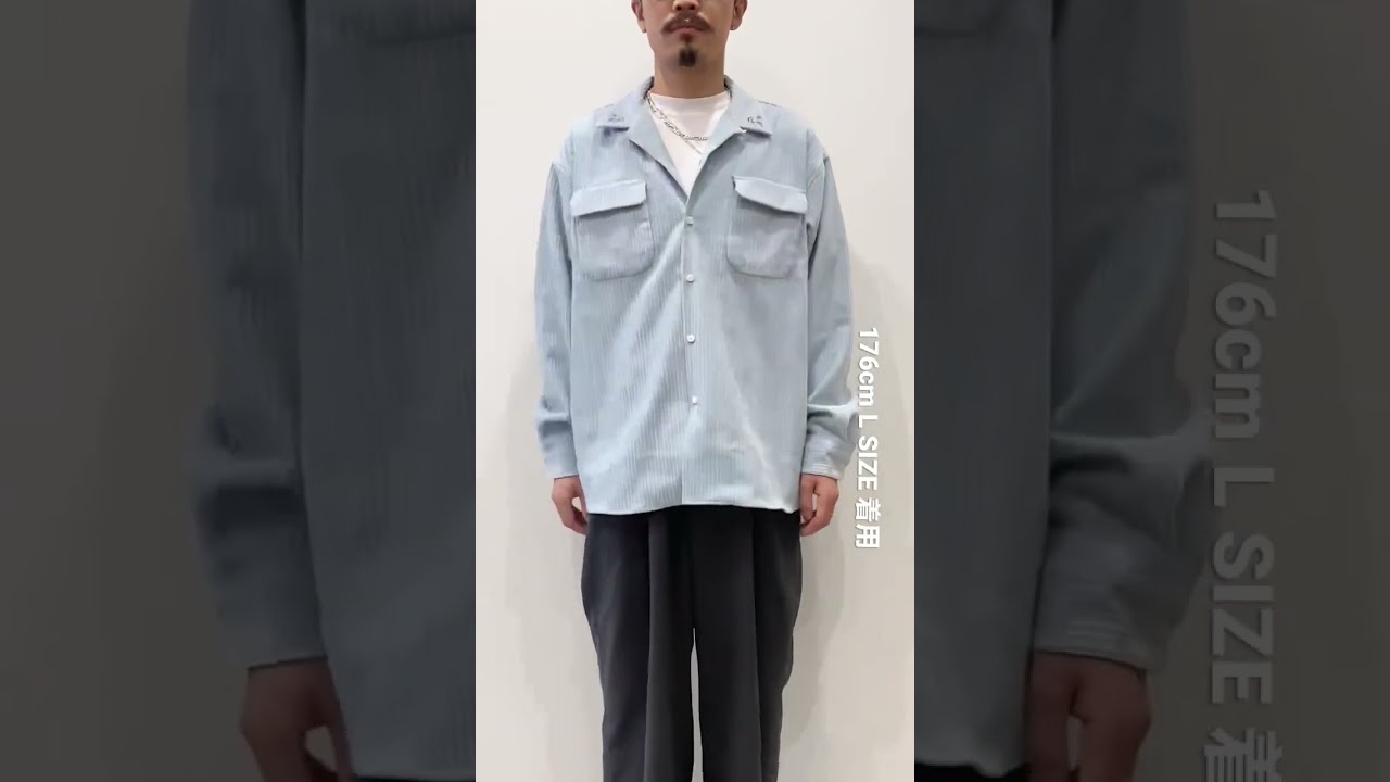 【2022.9.30】SON OF THE CHEESE / Horse Corduroy Shirts -Blue- #サノバチーズ