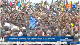 JUBILANT: Sifuna’s BIGGEST Ally, Orengo, Welcomes Ruto Home In Siaya - Cheers And Chants Take Over