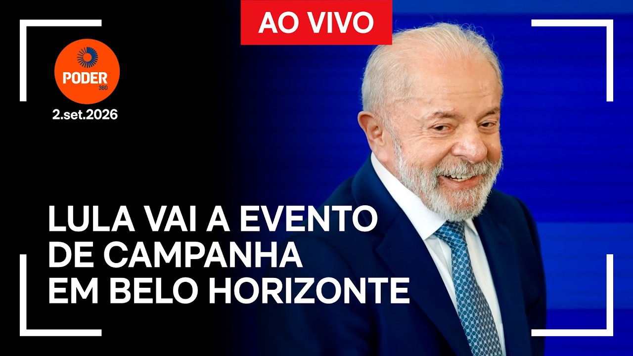 Ao vivo: Lula vai a evento de campanha em Belo Horizonte