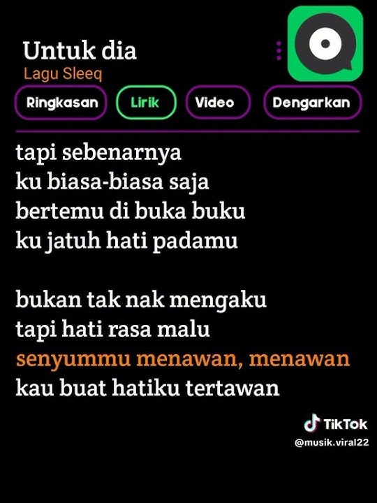 lirik lagu tapi sebenarnya ku biasa biasa saja #fyp