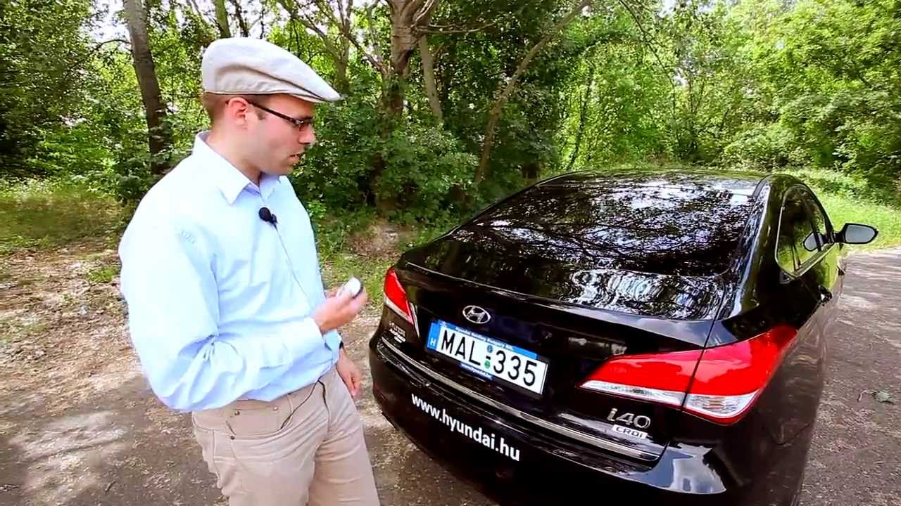 Hyundai I40 1 7 Crdi Style Teszt Youtube