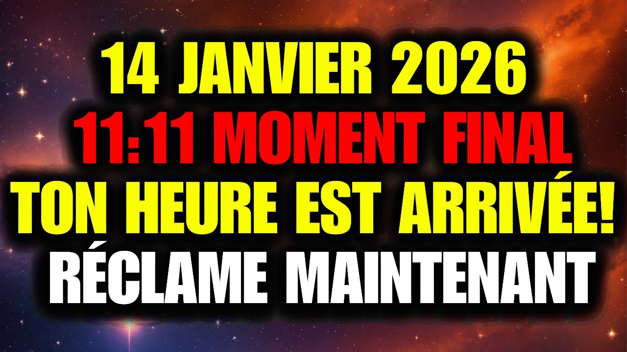 🔴 DIEU DIT : 25 000 MILLIARDS POUR TOI AUJOURD’HUI — DÉCRET FINAL DE JANVIER ! ⏳