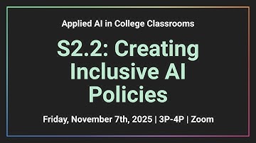 AAiCC: M2S2 - Creating Inclusive AI Policies