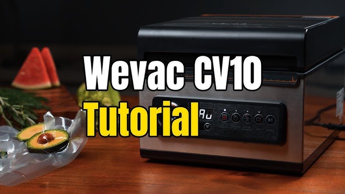 Wevac Oil Pump 12 inch Chamber Vacuum Sealer, CV12 Turbo, Powerful and Heavy-Duty, Ideal for Liquid or Juicy Food Including Fresh Meats, Soups, Sauces