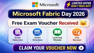 🚨 Microsoft Fabric Day 2026 – FREE Exam Voucher Received! 🎉