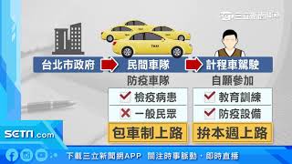 武漢肺炎 居家檢疫民眾就醫北市推 防疫計程車隊 三立新聞台 Youtube