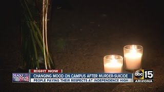 Changing mood on Glendale campus after murder-suicide