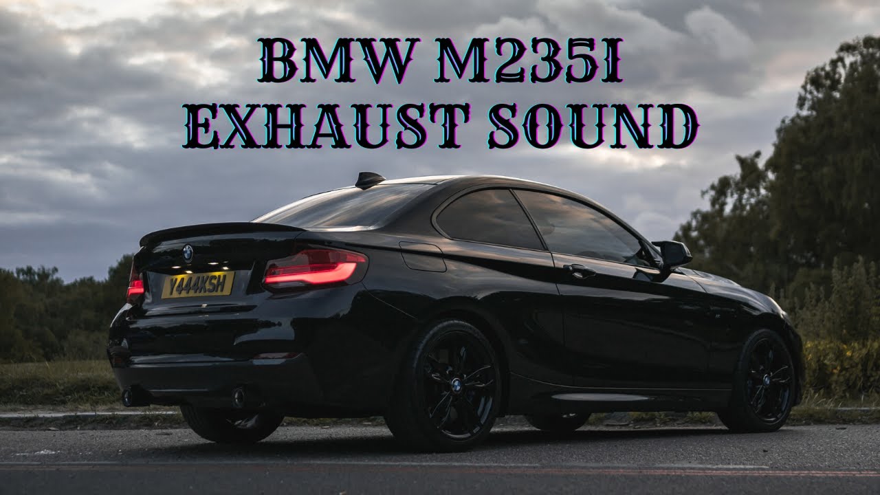 BMW M235i PCW Exhaust Sound Resonator delete + muffler mod Before