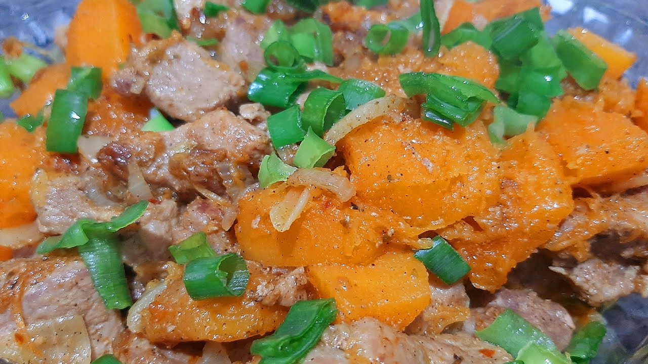 Abóbora com Pernil de Porco ( quibebe ) FEITO do MEU JEITO