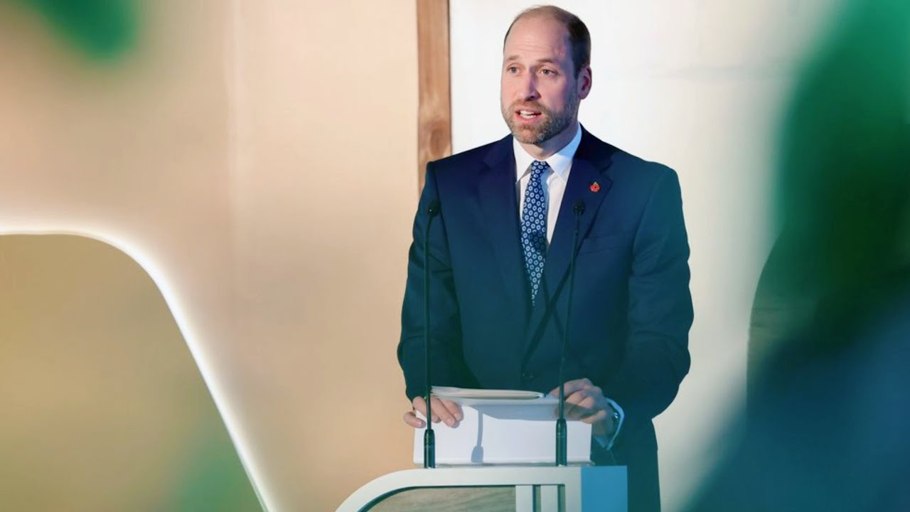 Prince William delivers powerful speech unveils ambitious vision for