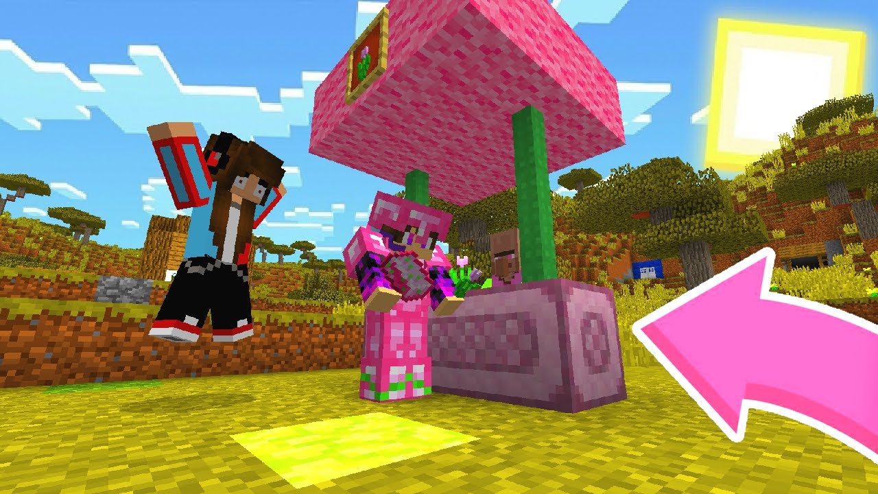 К НАМ В ДЕРЕВНЮ ПРИШЁЛ ЖИТЕЛЬ РОЗОВЫЙ ТЮЛЬПАН В МАЙНКРАФТ | Реактор15 Minecraft