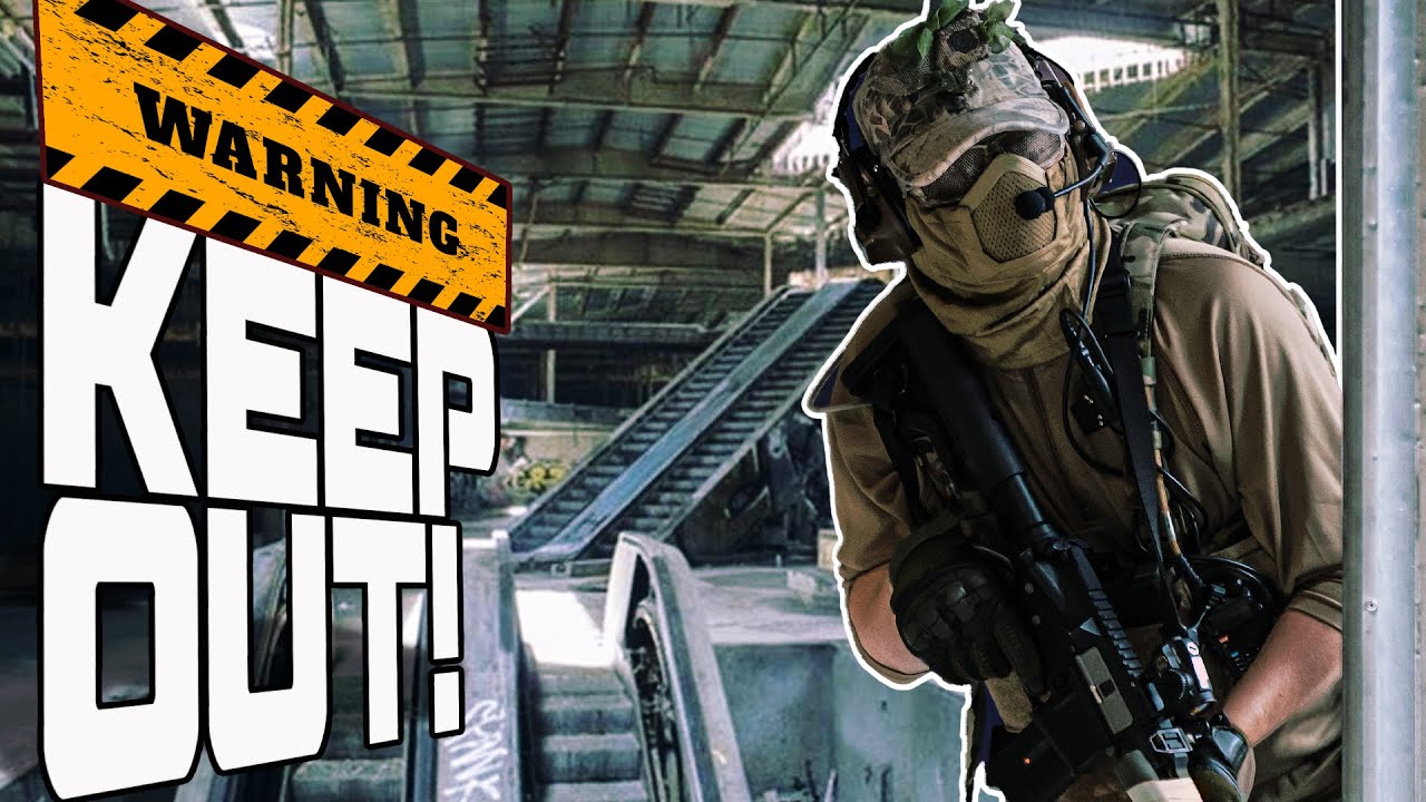 Dangerous Abandoned Mall Airsoft Gameplay Novrtisch SSR4 and SSP5