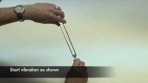 How to use a Tuning Fork
