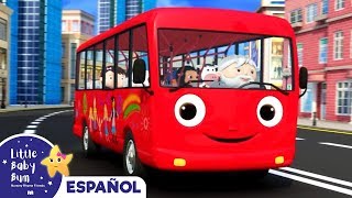 Canciones Infantiles | Las Ruedas del Autobús y la Helicóptero | Little Baby Bum en Español