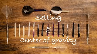 [ダーツ]セッティングによる重心の変化を見た結果がわかりづらかったw // [Darts]Change of center of gravity by setting.