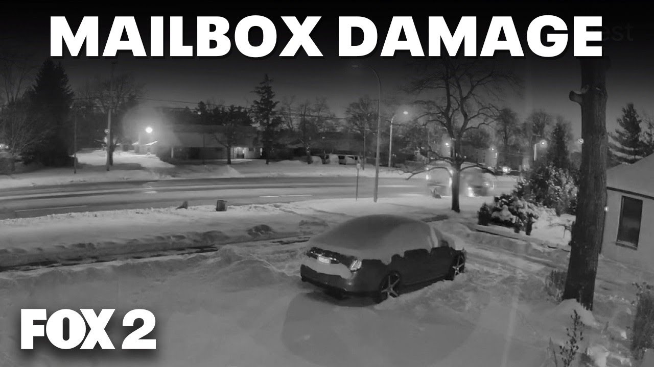 Wayne County neighborhoods upset by plow trucks knocking down mailboxes