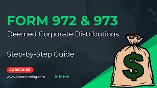 IRS Forms 972 & 973 - Deemed Dividend Distributions