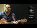 How to play "Bom Diggy Diggy" by Zack Knight & Jasmin Walia on acoustic guitar
