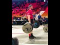 STRONGMAN flies through deadlift ladder