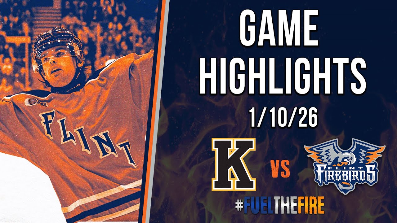 ОСНОВНЫЕ МОМЕНТЫ - Матч Flint Firebirds против Kingston Frontenacs - 10.01.2026