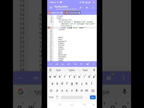 HTML часть 8 - Формы 1