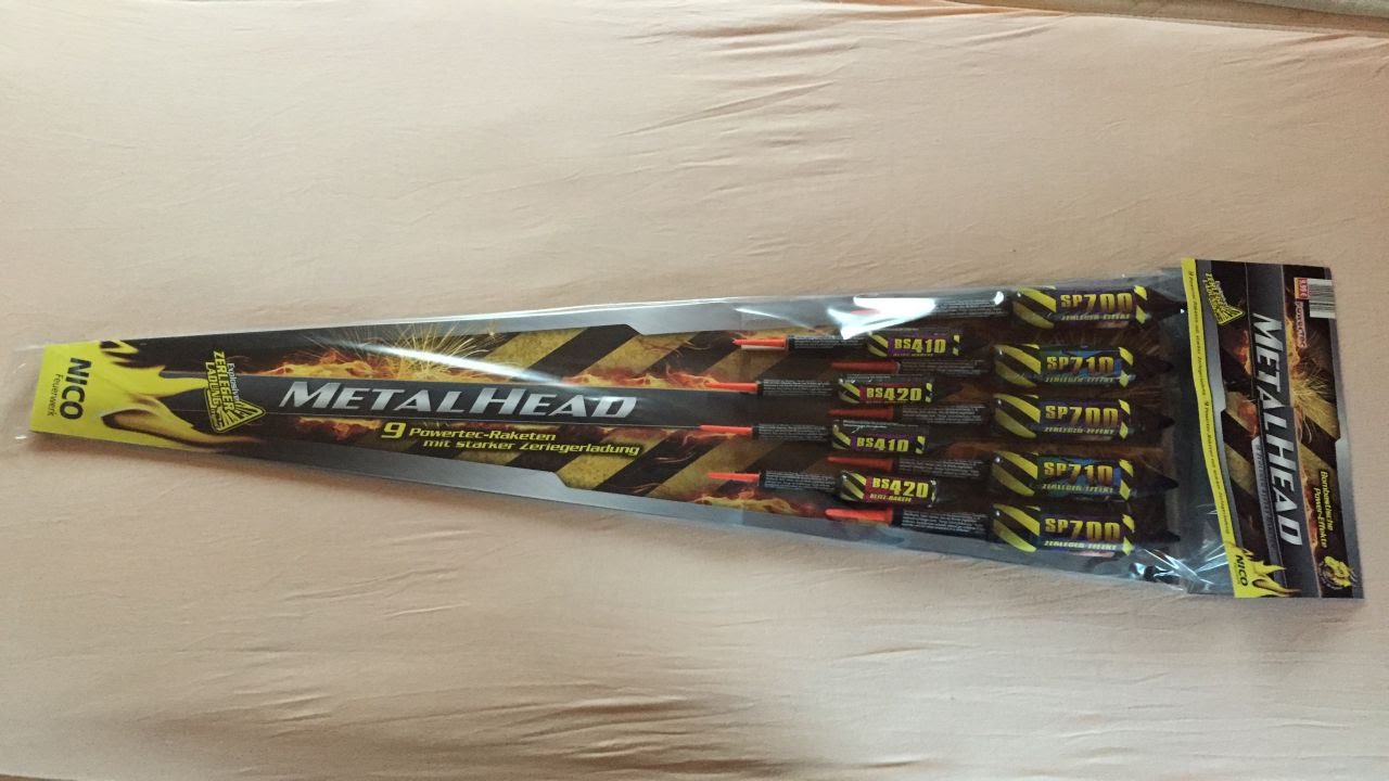 Nico Metalhead Raketen-Set Alle Effekte von Norma 2014