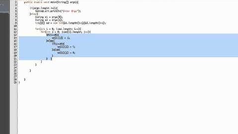 Edit distance - Levenshtein algorithm 2/2