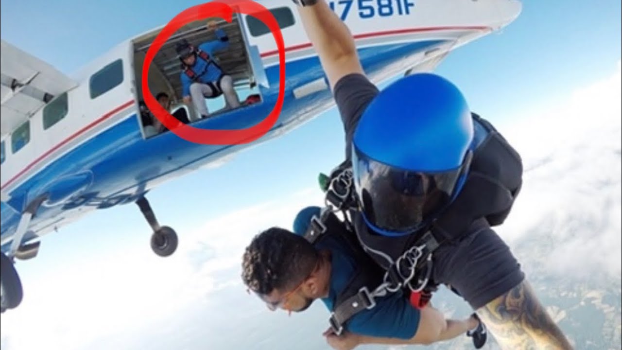 Skydiving Accident luckily survived YouTube