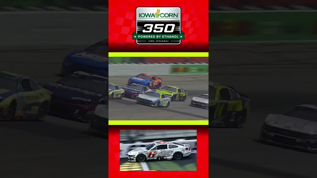 Stage 1 at iowa was some must see NASCAR racing 